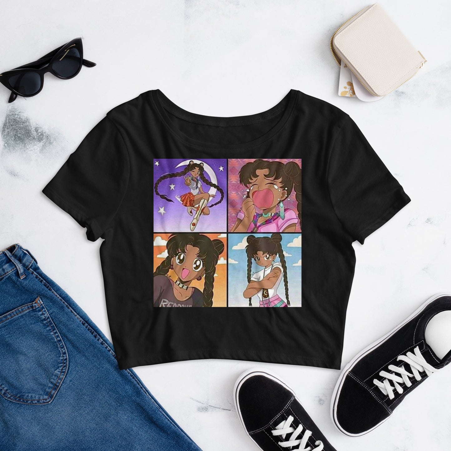 BLVCK SAILOR MOON CROP TOP