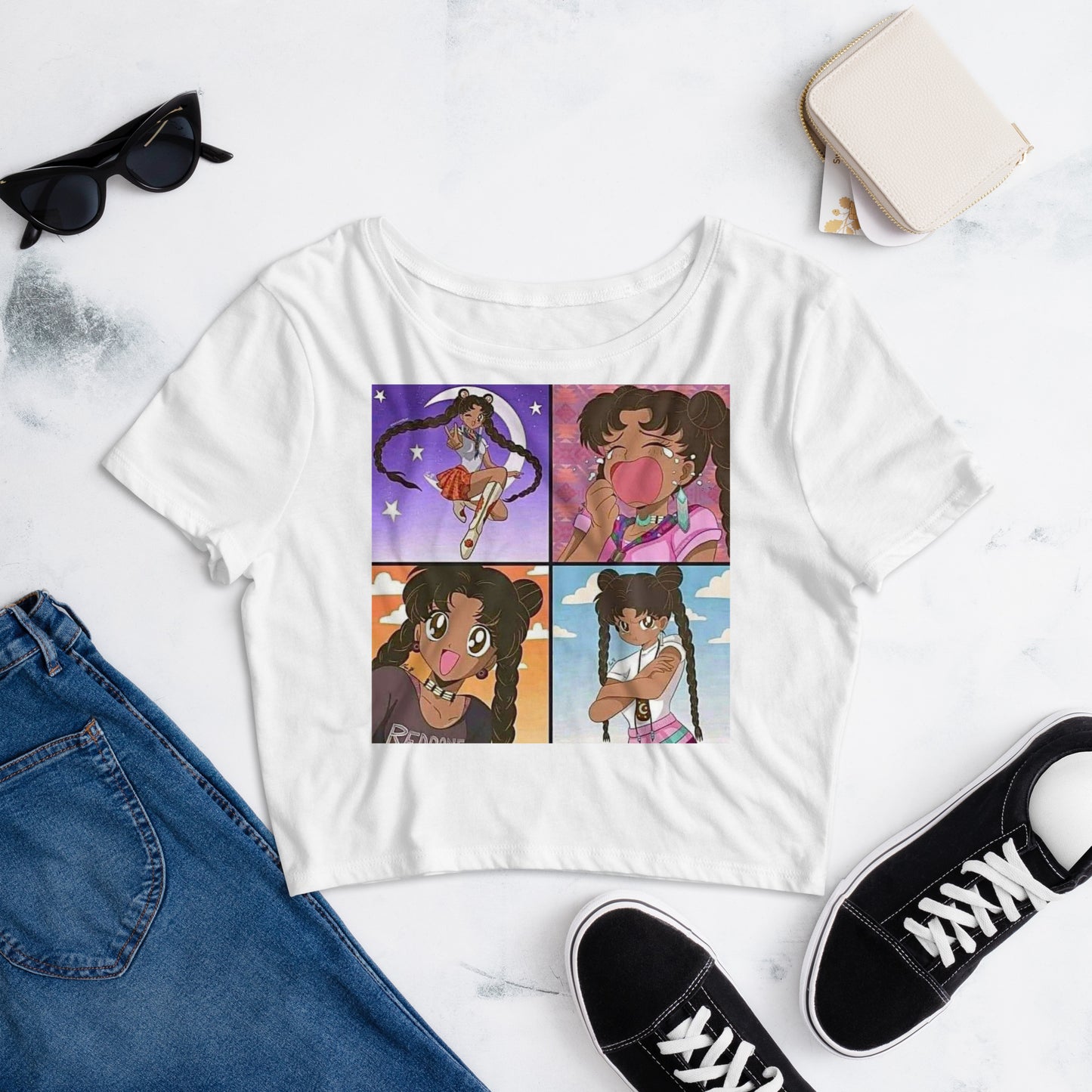 BLVCK SAILOR MOON CROP TOP